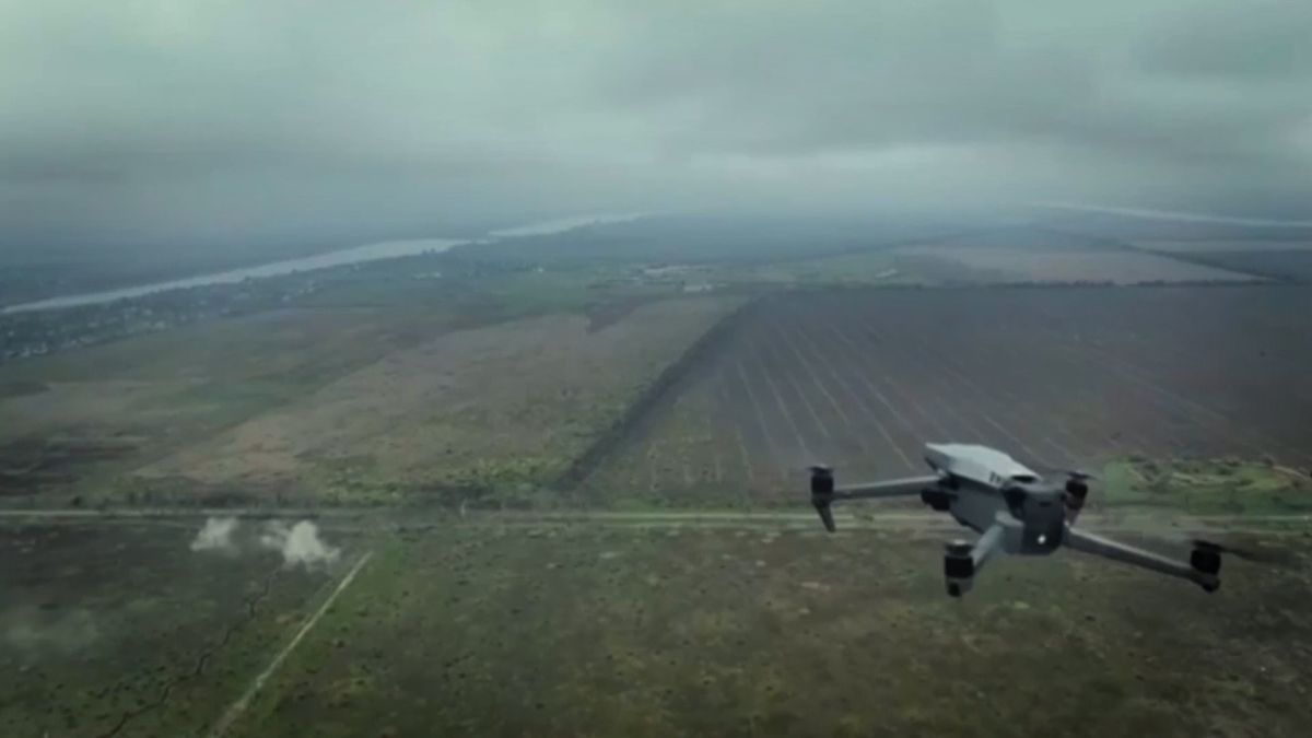 Souboj dronů nad Ukrajinou